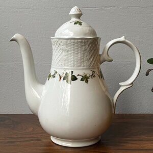 Marlborough Old English Ironstone Simpsons Potters Concord Coffee Pot England